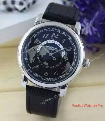 Japan Grade Replica Montblanc Heritage World Map Watch - AAA Grade